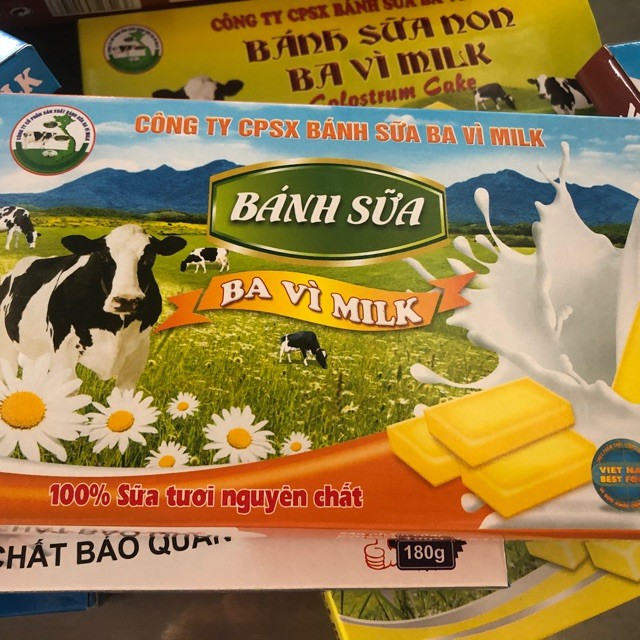 Bánh sữa bò Ba Vi-Đậm vị Sữa