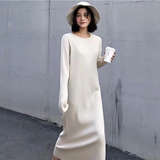 Váy len cổ tròn( oder 3-5hom quảng châu) mÃ 392