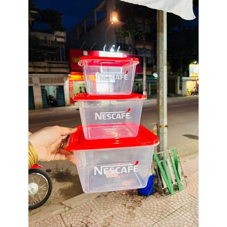 Bộ 3 hộp nhựa Quà tặng từ Nestle