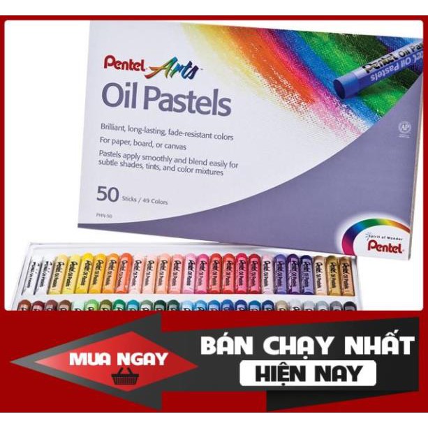 SÁP DẦU PENTEL BỘ 50 CÂY-PHN-50