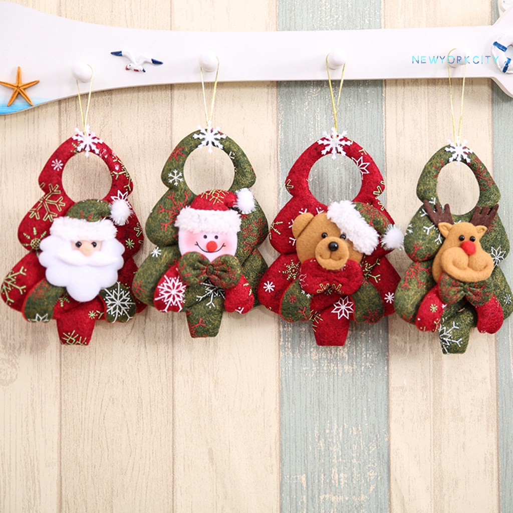 Búp Bê Ông Già Noel Mềm Mại Dễ Thương Treo Trang Trí Giáng Sinh