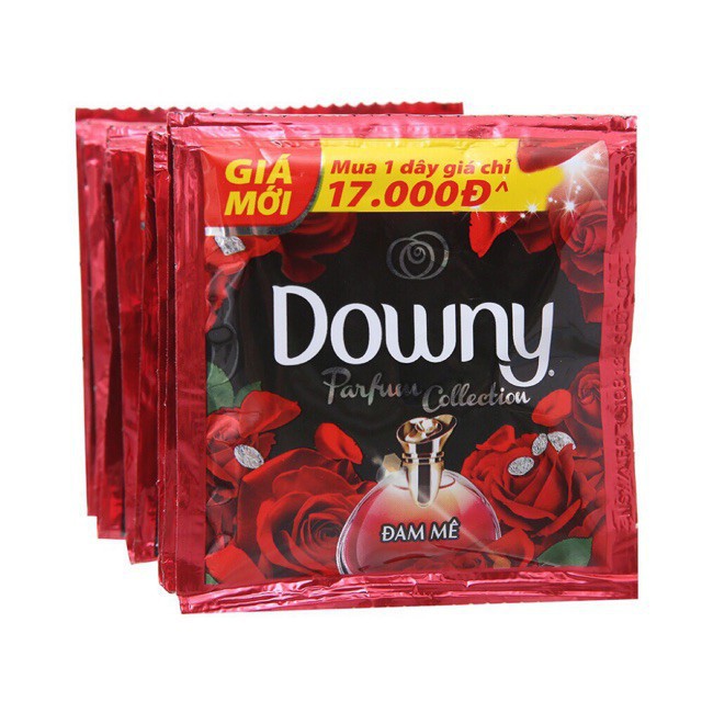 Nước Xả Vải Downy Đam Mê dây 10 gói .