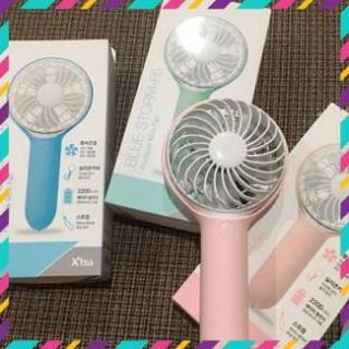 Quạt tích điện cầm tay BLUE STORM F5 chính hãng Hàn Quốc