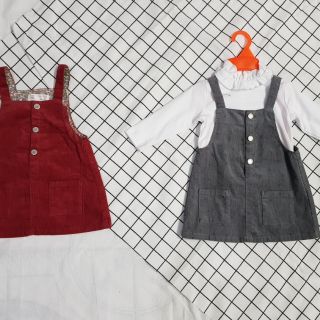 Váy yếm nhung Zara