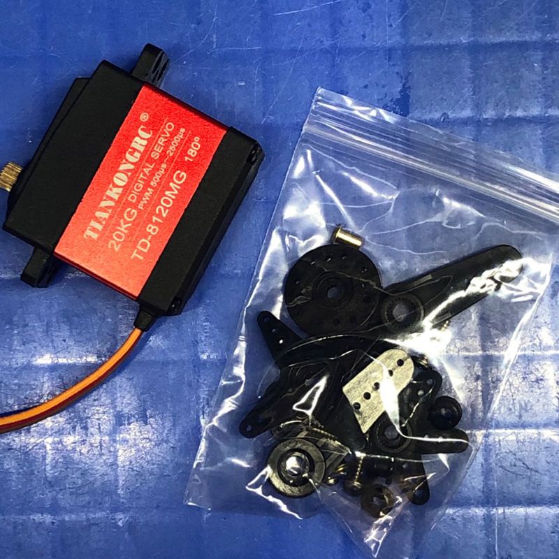 Động Cơ Servo TD-8120 25 30MG Chống Thấm Nước Có Mô Men Xoắn 20kg Góc 180 Độ Cho Xe Điều Khiển Từ Xa