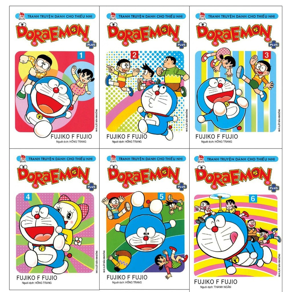 Combo Sách Doraemon Plus (Trọn Bộ 6 Tập)