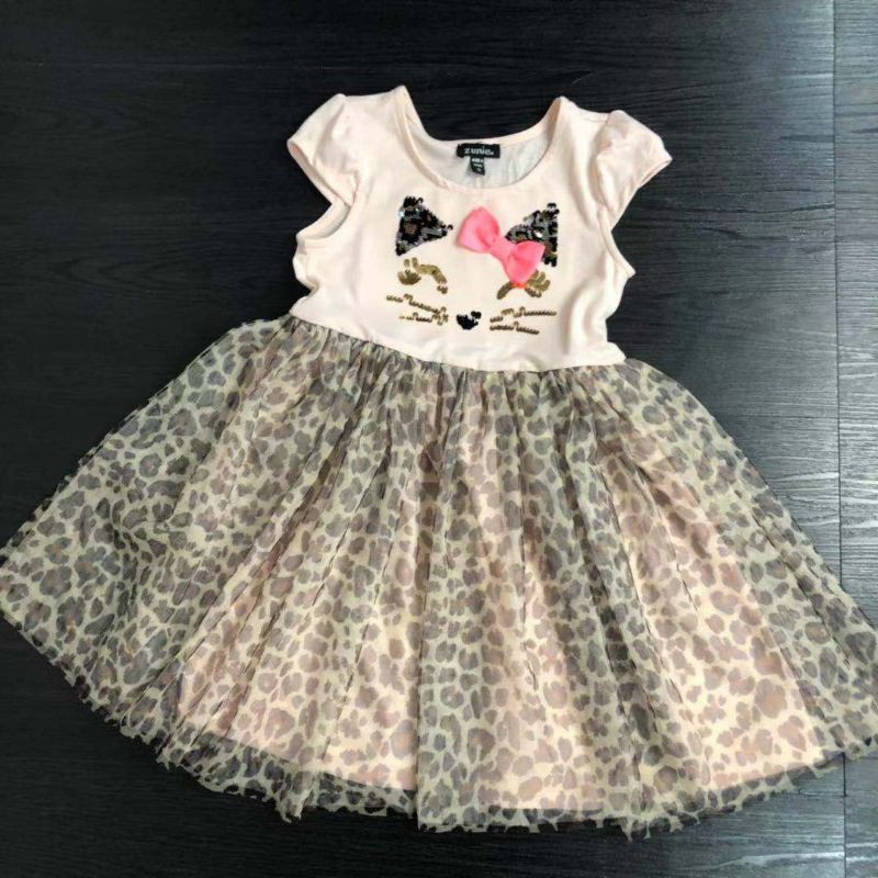 Đầm bé gái Tqxk Pink Violet,Zunnie lilt