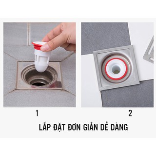 Van Chặn Mùi Hôi Cống, Ngăn Vi KhuẩnSHOPEMTRANG07 Van Chống Côn Trùng Xâm Nhập, Nắp Ngăn Mùi Hôi Nhà Vệ Sinh
