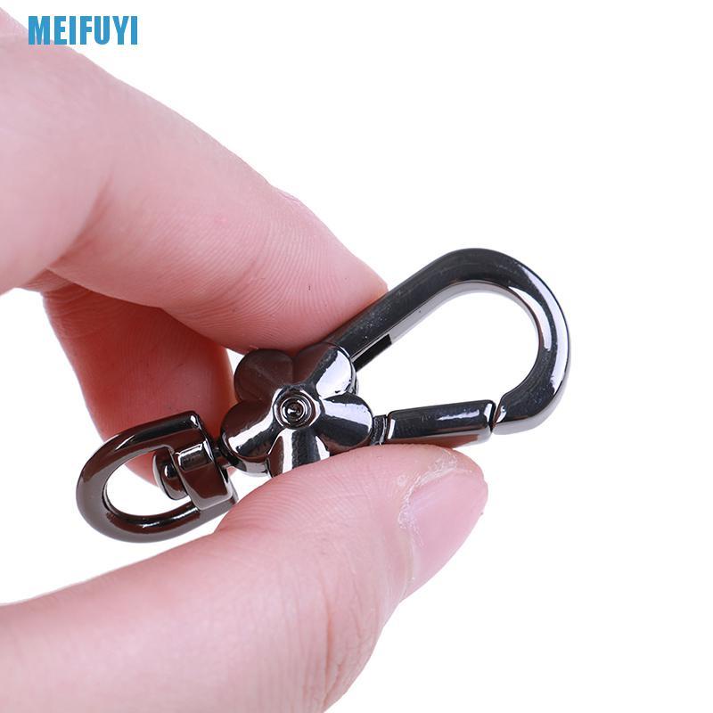 Móc Kẹp Túi Xách Bằng Kim Loại Hình Hoa 439v