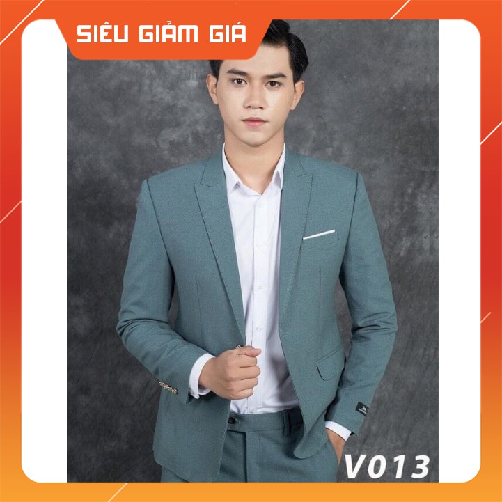 Áo Vest nam cao cấp form hàn đủ màu 1 khuy full size