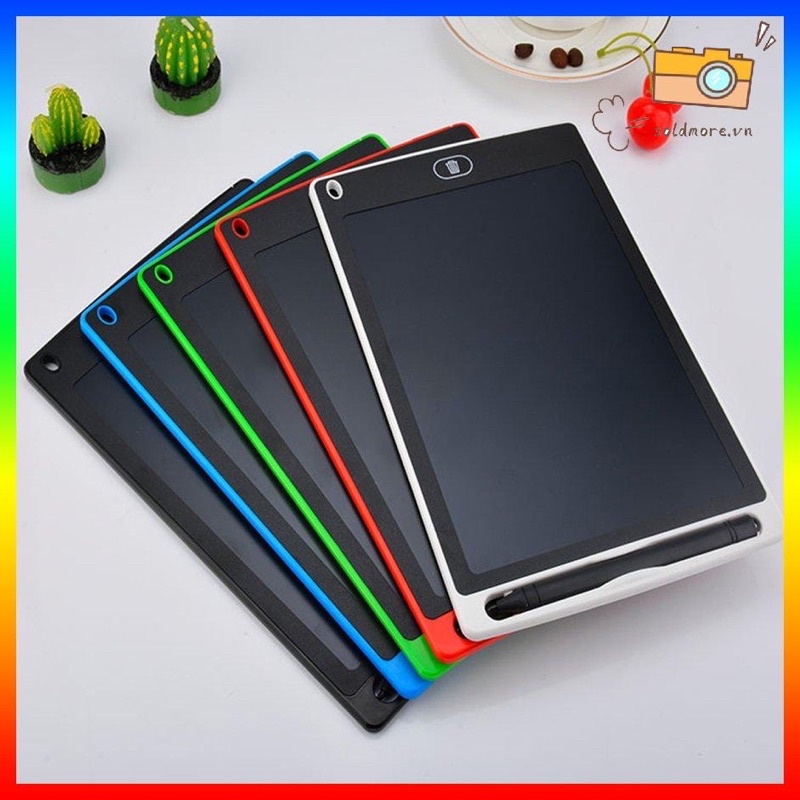 Bảng Viết Bảng Vẽ Điện Tử LCD Thông Minh Đơn Sắc Tự Động Xóa Cho Bé 8,5 inch