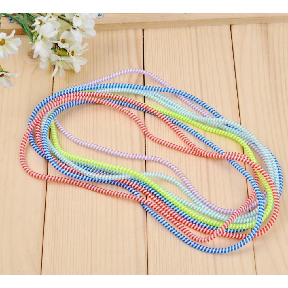 (Giá Sỉ) Dây Cuốn Sạc Điện Thoại 2 Màu Chống Rối - Chống Đứt Gãy Cho Cáp Sạc Và Tai Nghe PK03