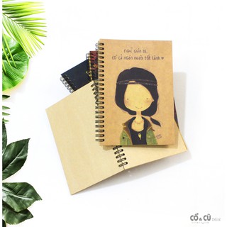 Sổ tay lò xo A5 Kraft