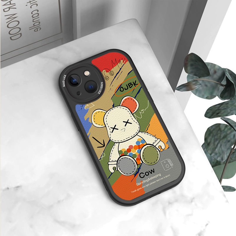 Ốp Điện Thoại Silicon Mềm Hình Gấu Nhiều Màu Cho IPhone 12 13 11 Pro Max X Xs Max Xr 7 8 Plus