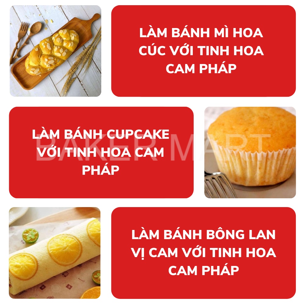 Nước hoa cam Pateliere chia lẻ (100ml) - Dụng cụ làm bánh Baker Mart