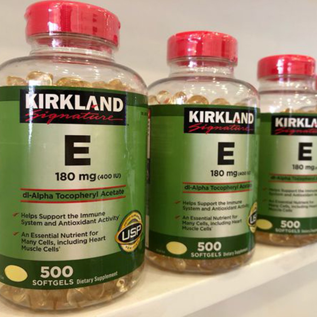 [Mã SKAMSALE8 giảm 10% đơn 200K] Vitamin E 400 IU Kirkland (500 Viên) Của Mỹ