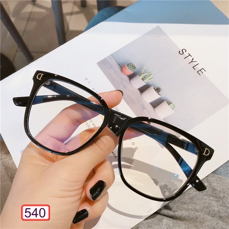 Kính Form tròn Nam Nữ 540 Chất liệu nhựa hàn quốc kiểu dáng hot trend