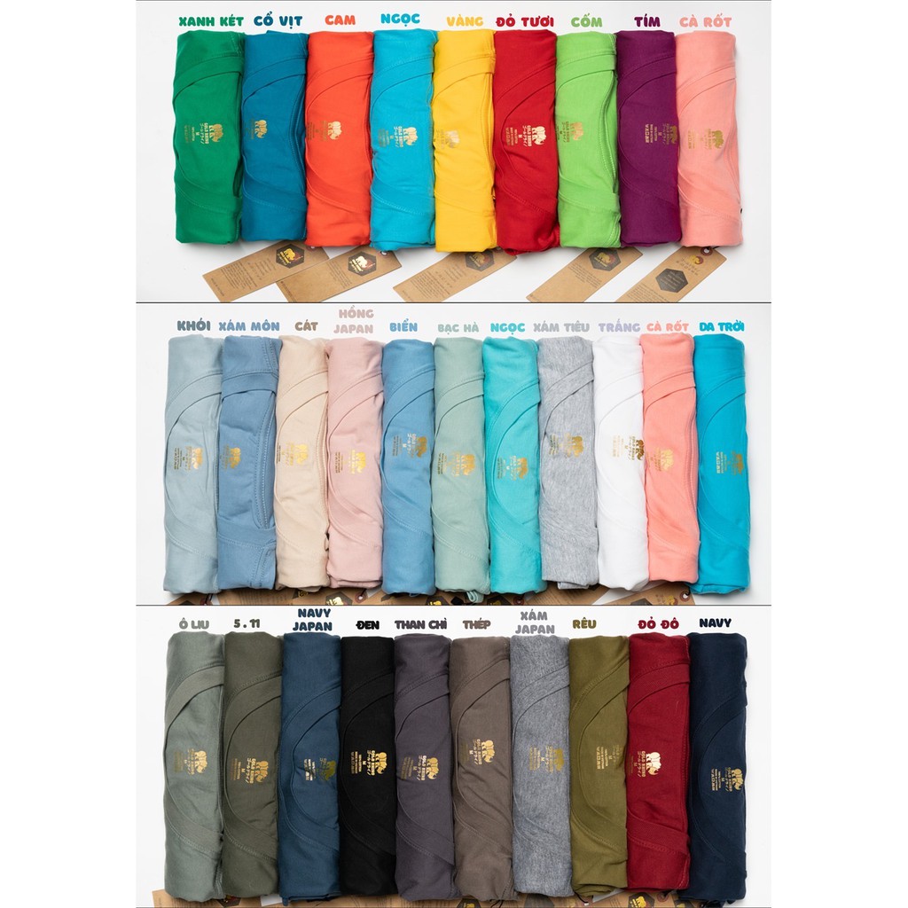 Áo Thun Nam Cổ Tròn Nhật Bản - Màu Basic