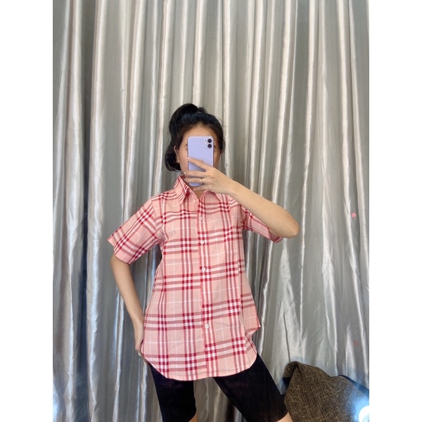 Áo sơ mi from rộng giấu quần siêu hot nhà e_Ảnh thật 100%