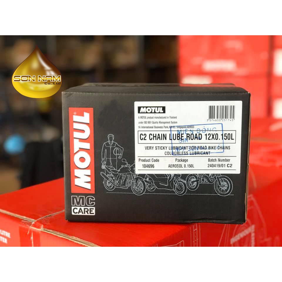 Xịt dưỡng sên - xích Motul C4 C2 Factory Line