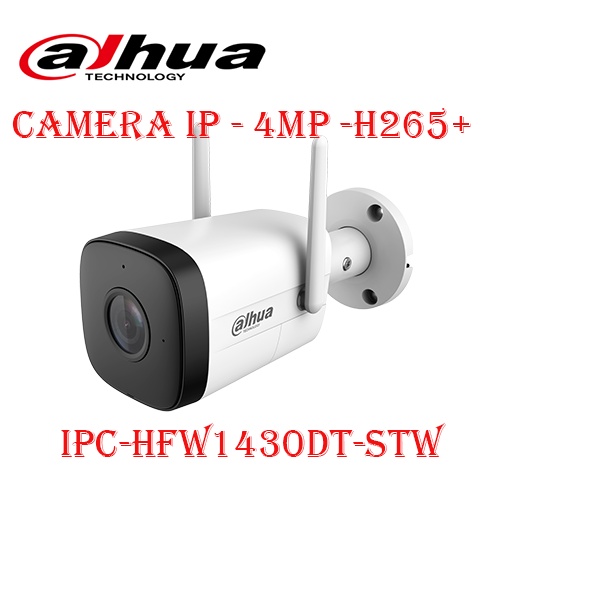 Camera IP Wifi hồng ngoại không dây 4.0 Megapixel DAHUA DH-IPC-HFW1430DT-STW - hàng chính hãng