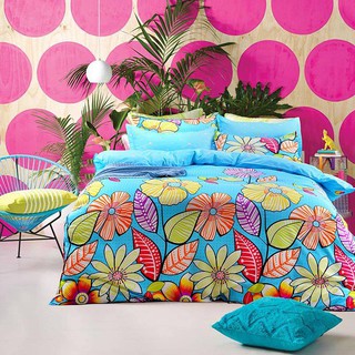 Bộ ga gối polly M8 Hoa ngũ sắc ( CHAT CHỌN MẪU)