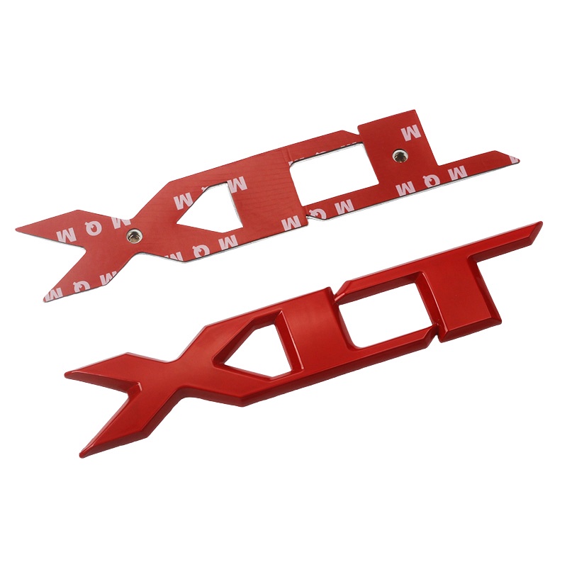 1 ❤ Logo Chữ XLT Bằng Kim Loại Mạ Chrome Trang Trí Cốp Sau Xe Hơi FORD