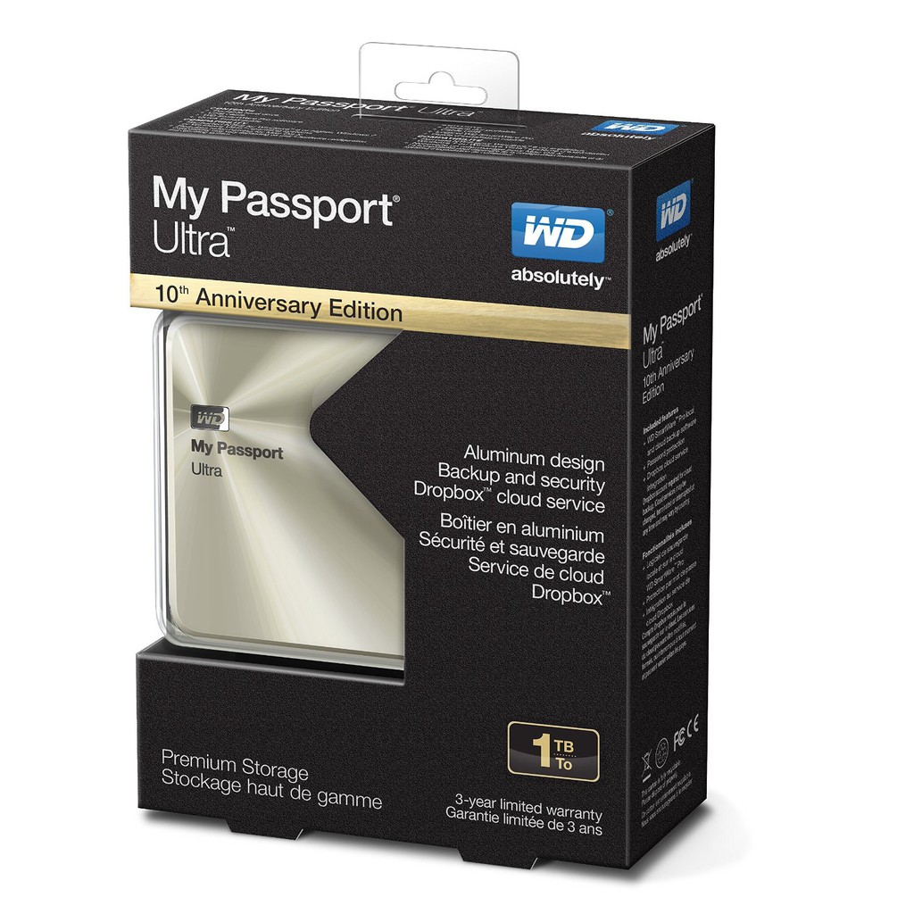 ( BẢO HÀNH 3 NĂM) Ổ cứng di động WD My Passport Ultra Anniversary Edition 1TB