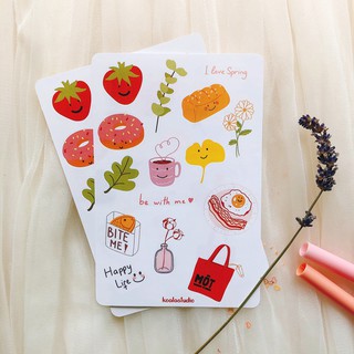 Bullet journal sticker - Cozy life 2- Trang trí sổ planner