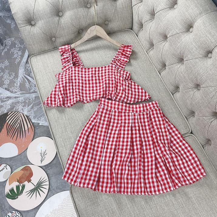 Set đồ nữ cá tính, set váy bộ đi chơi sang chảnh mùa hè đẹp 8A00044 JKR