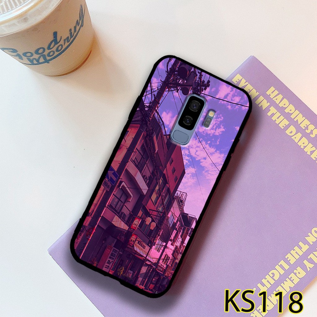 Ốp lưng Samsung S8/S8 Plus/S9/S9 Plus in hình Thành phố về đêm siêu đáng yêu, độc, lạ_KINGSTORE.HN_Ốp SS S8/S8P/S9/S9P