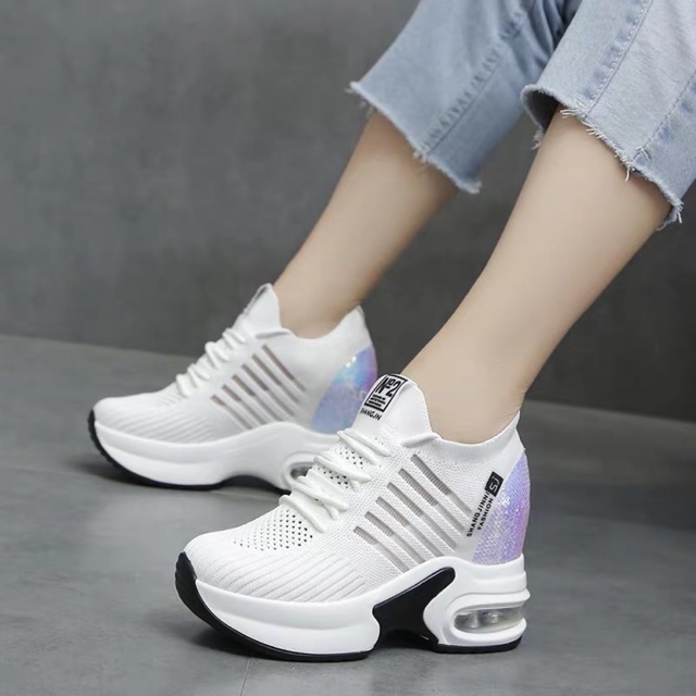 Giày thể thao đế độn nữ cao cấp 8cm
