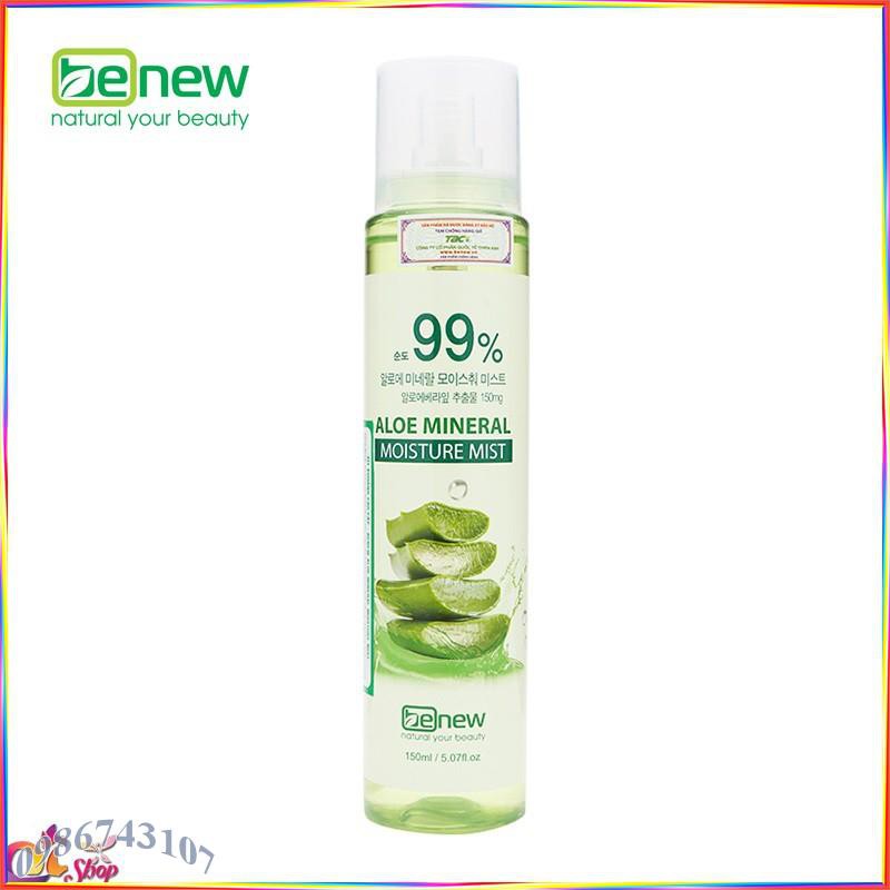 Xịt khoáng Lô Hội Benew Hàn Quốc Aloe Mineral AAM115