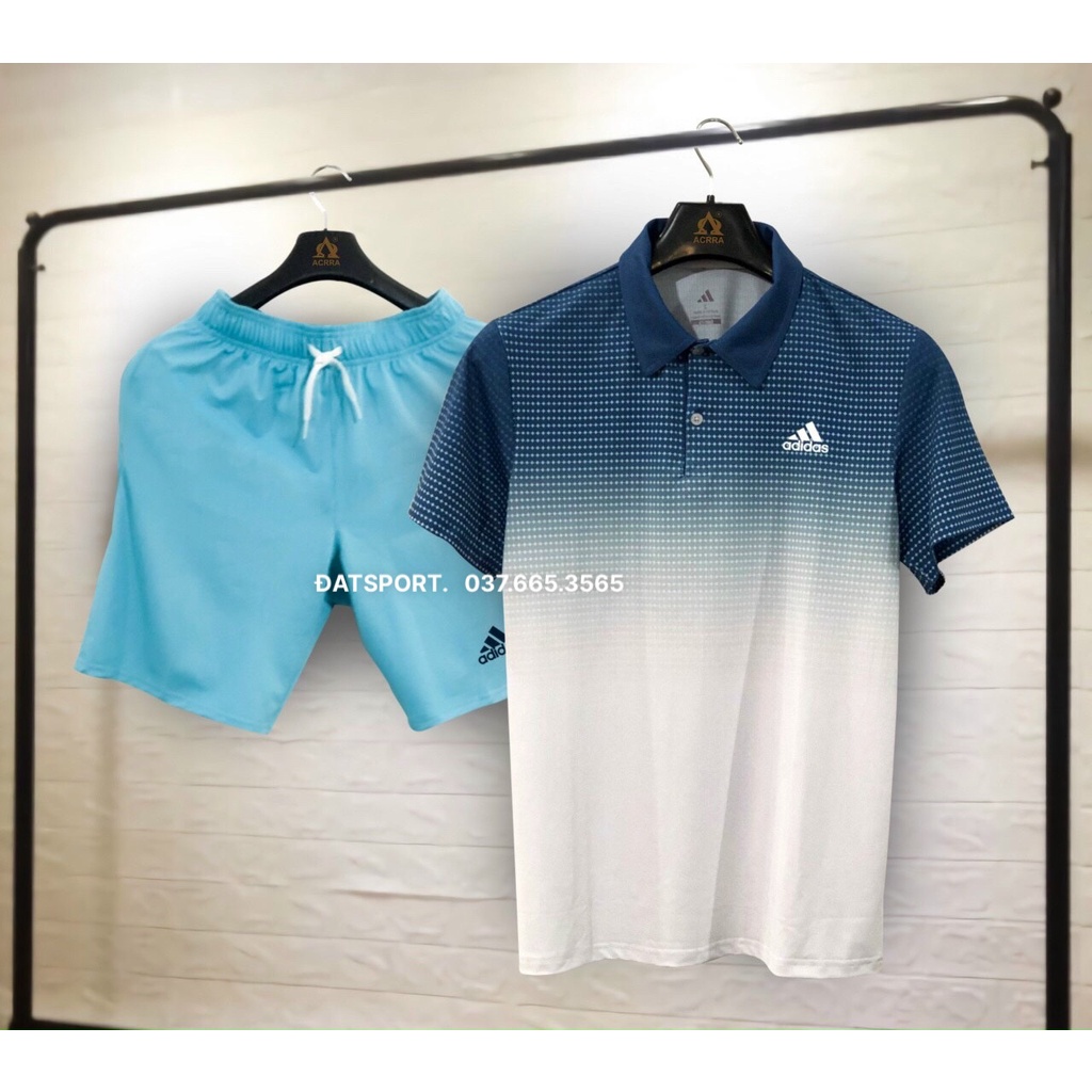 Bộ Thời Trang Thể Thao Nam  RẺ VÔ ĐỊCH  Set Thể Thao A.D.I.D.A.S Chất Thun Co Dãn 4 Chiều Quần Có Túi. Hàng Cao Cấp