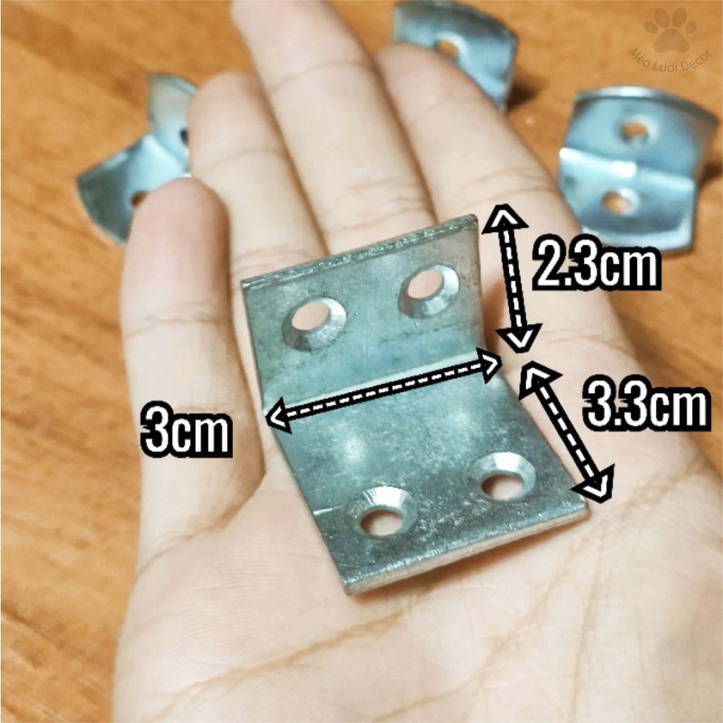 Bát giá đỡ, Ke vuông góc DÀY bản rộng 2F, 2.5F, 3F, 5F, 1T