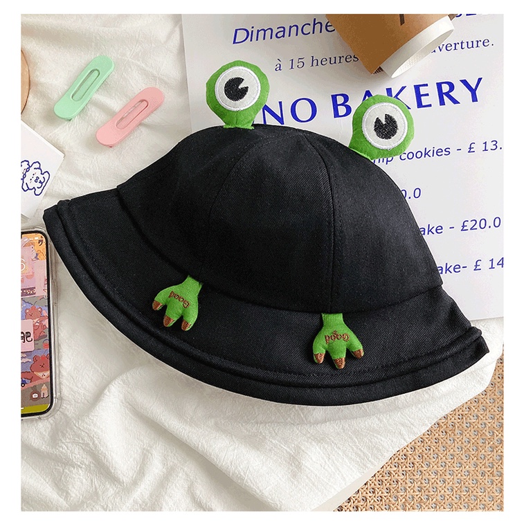 Nón Tai Bèo Ếch Xanh Dễ Thương Jussy Fashion Mũ Bucket Nữ Phong Cách Hàn Quốc Hot Trend