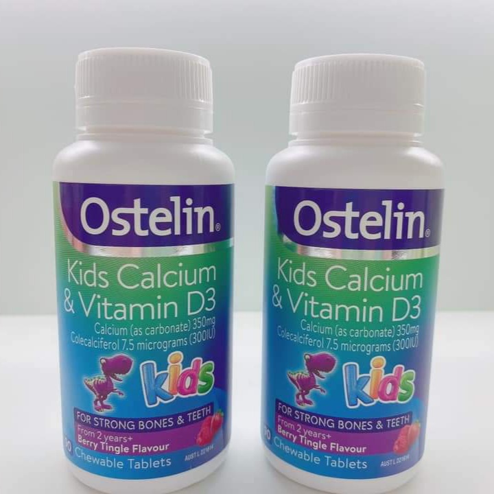 Kẹo Ostelin Canxi D3 90v cho Bé Úc