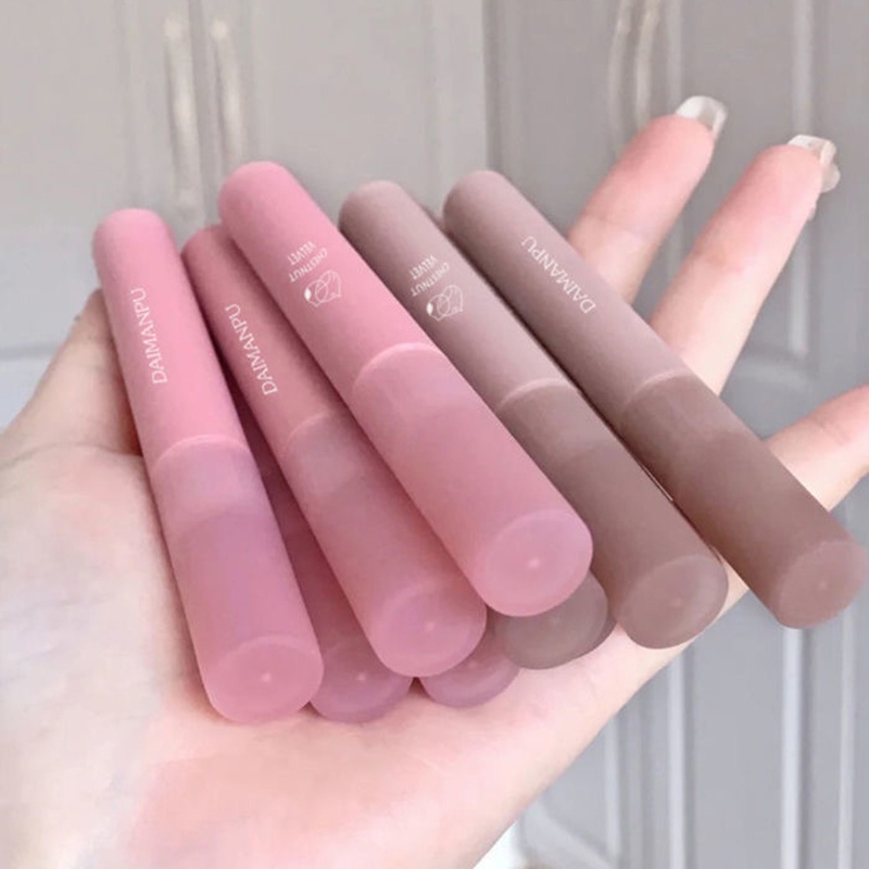 [Hàng mới về] Son lì DAIMANPU lâu trôi nhiều màu sắc gợi cảm phong cách Hàn Quốc