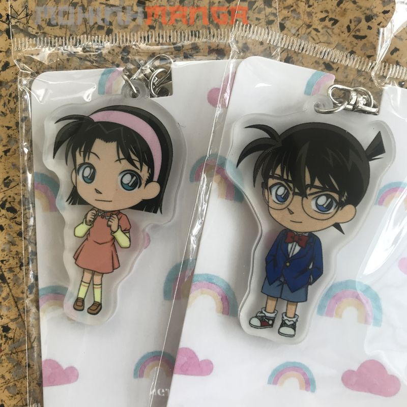 [CÓ QUÀ TẶNG] Móc khoá thám tử lừng danh Conan Kudo Shinichi Haibara Ai Ran Mori Siêu đạo chích Kaito Kid Mica Acrylic