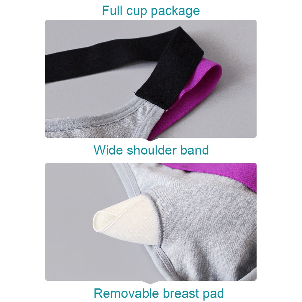 FLOWOMEN áo bra tập gym yoga nữ Áo ngực thể thao nâng ngực gợi cảm thoải mái cho