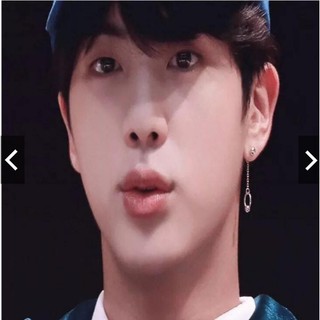 Khuyên tai Jin BTS bông tai phong cách Hàn Quốc Unisex cá tính V Jungkook Suga Jimin