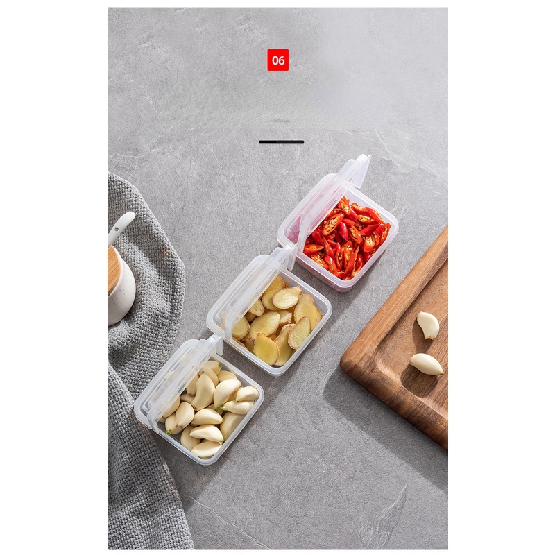 Hộp Bảo Quản Thực Phẩm Có Nắp Lật Phong Cách Nhật Bản