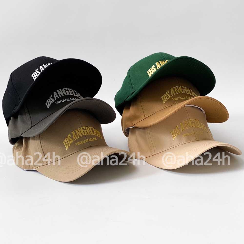 Mũ lưỡi trai thêu chữ LOSANGELESS thời trang nón kết nam nữ chất kaki AH1663