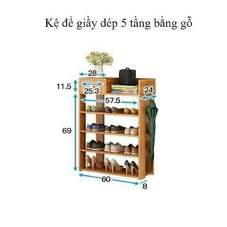 Tủ gỗ đựng giày new