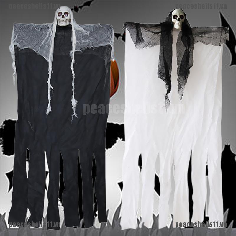 Bộ Xương Trắng Đen Treo Trang Trí Halloween 2020 100cm