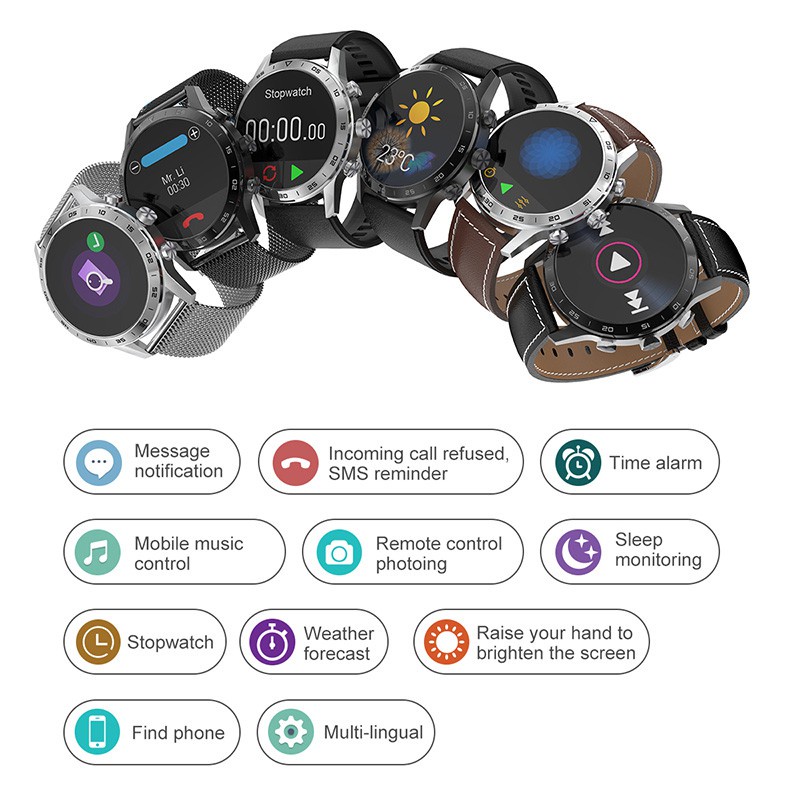 Đồng Hồ Thông Minh DT70 Đa Năng 2022 1.39-Inch ECG IP68 KK70 Kết Nối Bluetooth