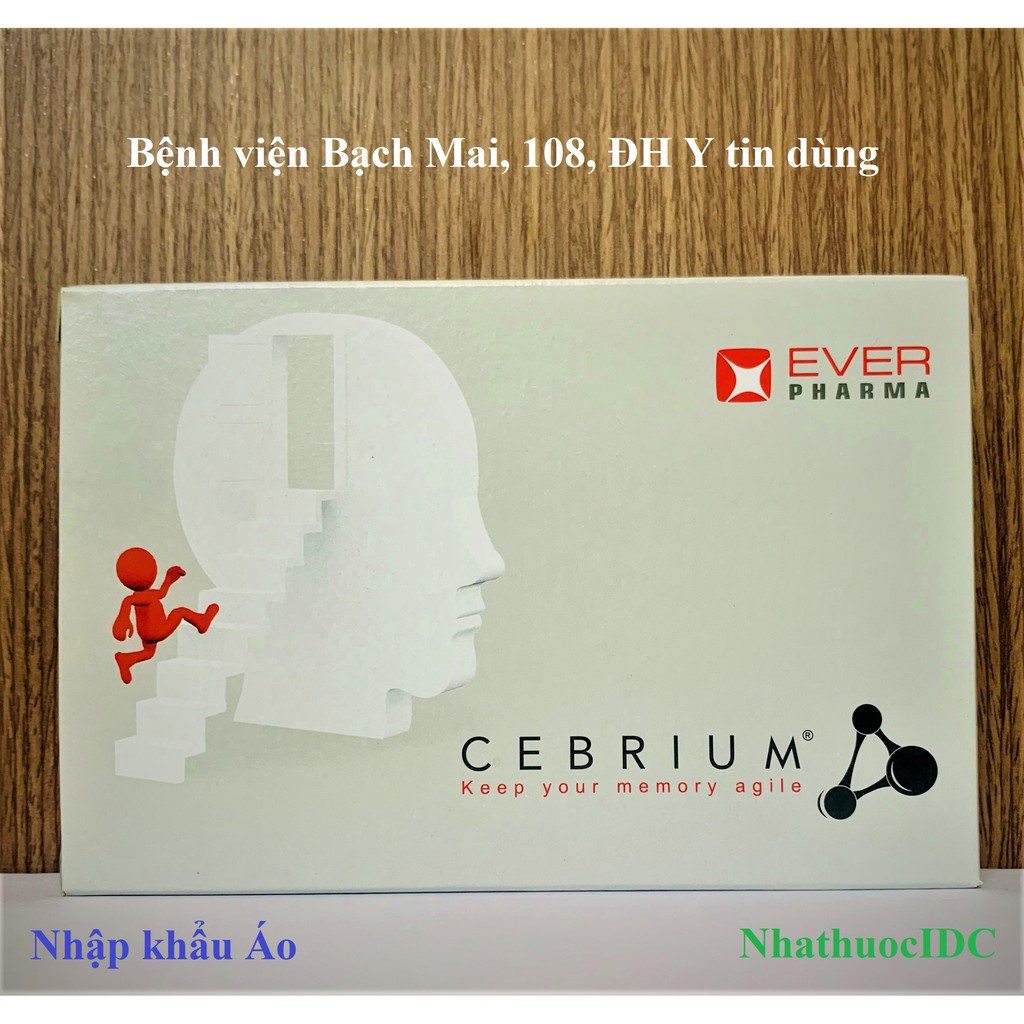 [Nhập khẩu Áo ] Viên bổ não CEBRIUM: tăng cường trí nhớ, hỗ trợ mất ngủ, giảm lo âu căng thẳng- Bv Bạch Mai,108 tin dùng | BigBuy360 - bigbuy360.vn