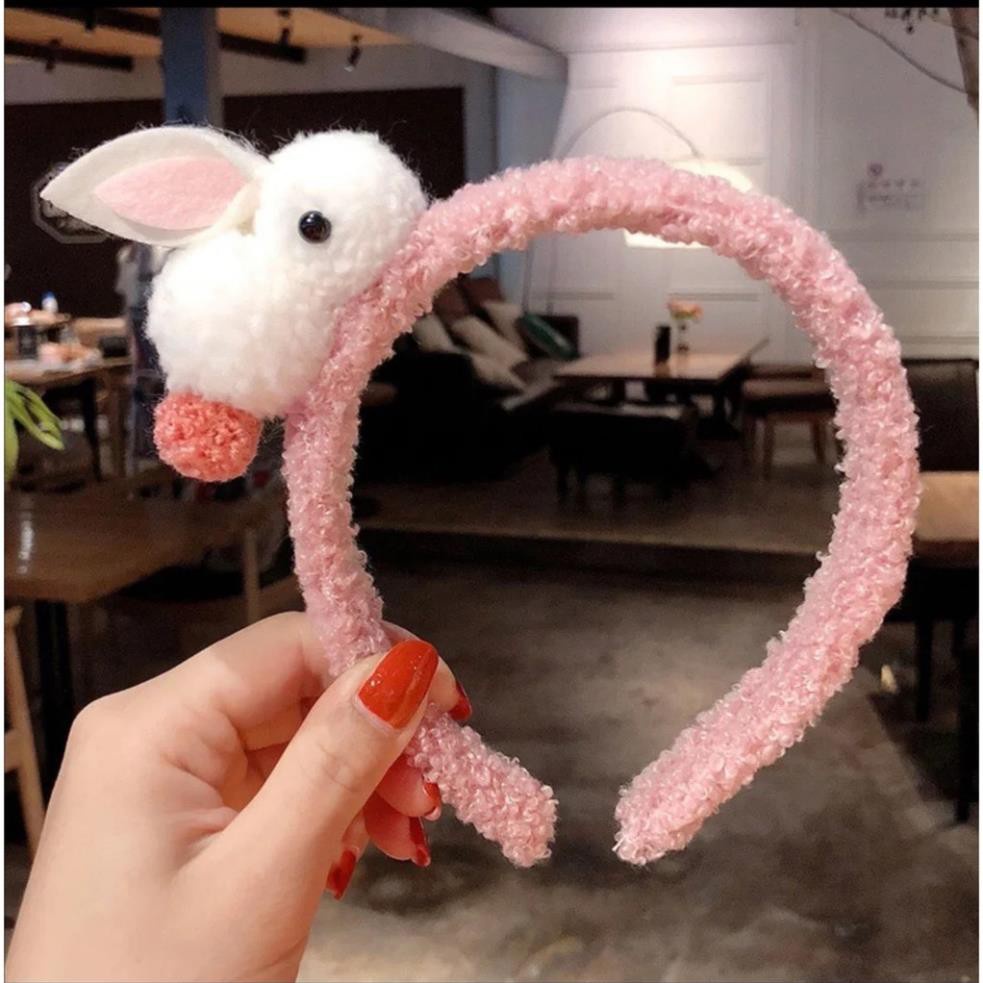 Bờm Cài Tóc Hình Thỏ Dễ Thương Xinh Xắn