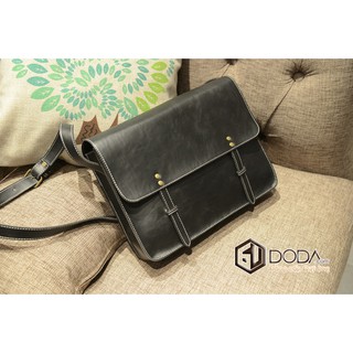 Túi Đeo Chéo Da Dáng Classic Cho Nam Nữ GU6818 Cực Chất