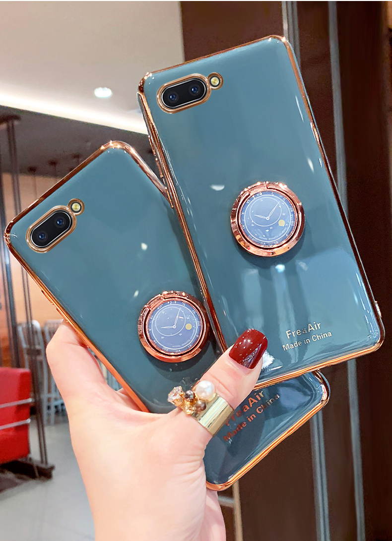 Ốp điện thoại mềm có ví đựng thẻ và nhẫn đỡ từ tính cho OPPO A3s A5s A12 A5 A3 F1s A59 F5 F9 F11 Find X2 Pro | BigBuy360 - bigbuy360.vn